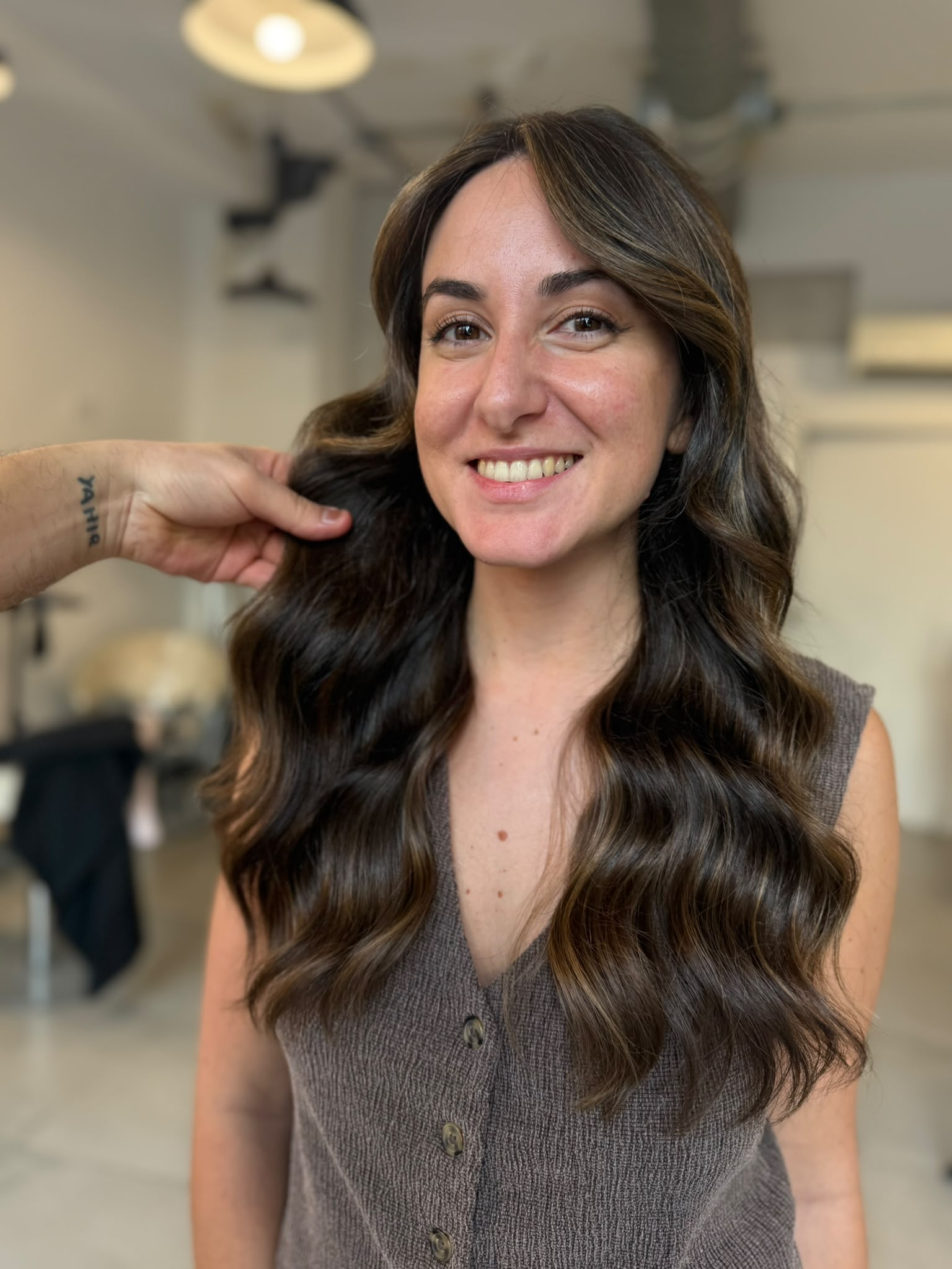 Peinado y styling con ondas
